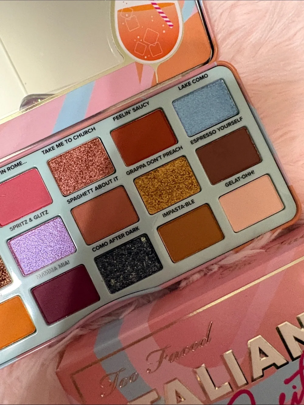 New Too Faced Italian Spritz Eyeshadow Palette -18 shades